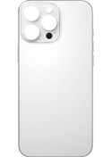 Resim Pazly Uyumlu Pro Pil Kolay Kapağı Kamera İphone İçin Deliği Değiştirme Cam Büyük Beyaz Arka 16 Eg 