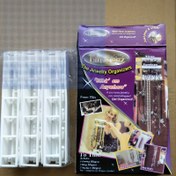 Resim 9 Parça Yapışkan Duvar Askısı - Deliksiz Asma, Çok Amaçlı Plastik Kancalar (Küpe, Kolye, Bileklik) için Güçlü Yapıştırıcı Tabanlı, Ev, Dolap, Banyo İçin Yer Tasarrufu Sağlayan Takı Organizatörü, Şeffaf File Tasarım, Deliksiz Montaj, Takı Düzenleyici 