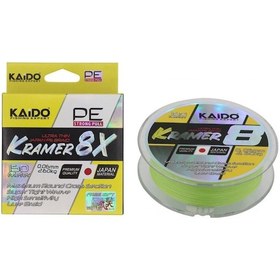 Resim Kramer Japan 8x 250 Mt Green İp Misina 0,20 Mm 