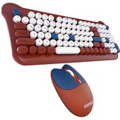 Resim Everest KM-6244 2 in 1 2.4 GHZ Bluetooth Kablosuz Klavye Mouse Set 