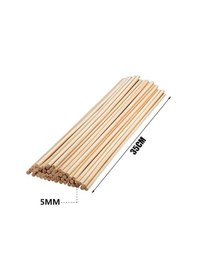 Resim Ahşap Bambu Maket Patates Kızartma Çubuğu Çöp Şiş 100'lü 35 CM 