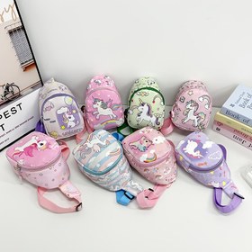 Resim 3-6 Yaş Arası Sevimli Karikatür Baskılı Sırt Çantaları - Hafif, Ayarlanabilir Askı, Dayanıklı Polyester Astar, Fermuar Kapanışı, Okul ve Oyun için İdeal, Parti Gereksinimleri|Oyuncağı Tasarım|Dayanıklı Kumaş 