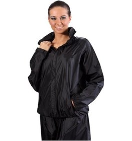 Resim Sauna Terleme Eşofmanı Etkili Yırtılmaz ( Beden Seçenekli ).. Siyah 