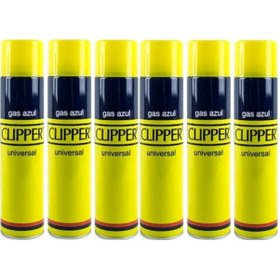 Resim Clipper Gaz Çakmak Gazı 250Ml x 6 Adet 