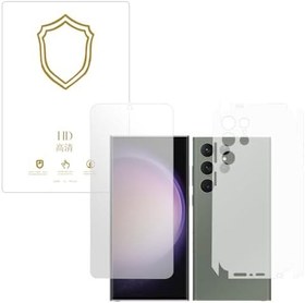 Resim Microcase Samsung Galaxy S24 Ultra ile Uyumlu Full Tpu Ön Arka ve Yan 360 Nano Koruma- EKM116 