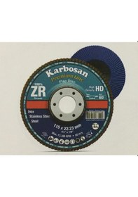 Resim Karbosan Premium Hd Gold Flap 115 X 22 Zr 60 Kum Zımpara 10 Ad 
