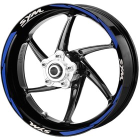 Resim Deeb Sym Jant Şeridi Reflektif Mavi Beyaz Model S N11.7696 