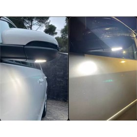 Resim vagdizaynarslan Vw Golf 6 Uyumlu Ayna Altı Beyaz Led Aydınlatma 