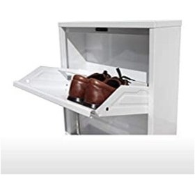 Resim 3Lü Metal Ayakkabılık Beyaz (455649679) Beyaz 