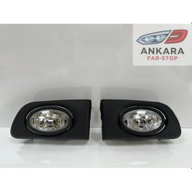 Resim Honda Civic Vtec 1 Makyajsız Kasa 2001 - 2003 Sis Lambası Takımı Sağ - Sol Takım Kapaklı - Ampullü 