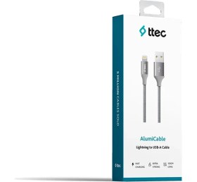 Resim Ttec 2DK16UG Alumicable Iph. Şarj Kablosu,uzay Grisi 