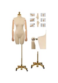 Resim Gold Ayak Pantolon Giyebilen 38beden Ahşap Kollu Terzi Mankeni 4 