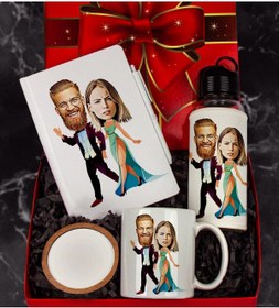 Resim Ejoya Kişiye Özel Karikatür Tasarım Hediye Paketi 96579 