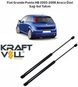 Resim Fİat Grande Punto 2005-2008 Arası Araca Özel Sağ-Sol Takım Bagaj Amortisörü 