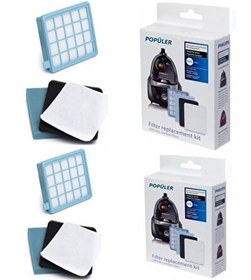 Resim Philips Uyumlu Muadil Powerpro Compact Fc 9322/09 Hepa Filtre Seti 2 Kutu 