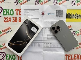 Resim Apple iPhone 16 Pro İkinci El TR | 256 GB | Natürel Titanyum 