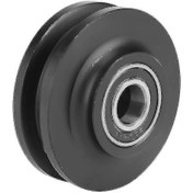 Resim Adet Sürgülü Kapı Tekerleği, Amerikan Ahır Kapısı İçin Sürgülü Kapı Kasnağı, Krank Raylı Tekerlekler, Sürgülü Kapı Tekerlekleri, Dolap Bağlantı Parçaları Silindiri 