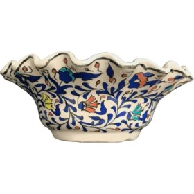 Resim Kütahya El Işi Çini Kase AOB548 