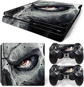 Resim Vinil Cilt Sticker PS4 İnce, Bakış PS4 S Konsol ve Kontrolörleri Skins Wrap Vinil Sticker Çıkartması Kapak 