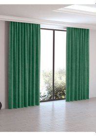 Resim Home Daily Series Zümrüt Yeşili Ada Fon Perde Zümrüt Yeşili Zümrüt 