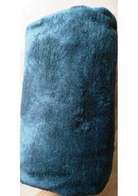 Resim Başaran Tek Kişilik Kurumlara Özel Gri, Düz Peluş Battaniye 