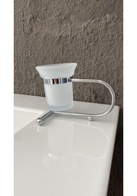 Resim Akın Set Üstü Diş Fırçalık Buğulu Cam Diğer 