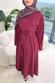 Resim Grace Bolero Etekli Takım - Bordo 