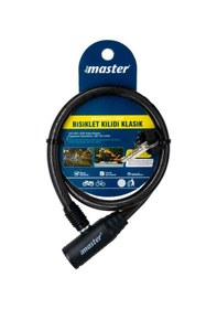 Resim Master 500940 Anahtarlı Bisiklet Kilidi 10mm X 65cm Çok Renkli 