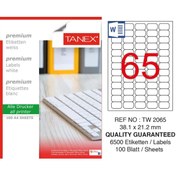 Resim Tanex Lazer Etiket 38,1*21,2mm Tw-2065 