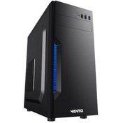 Resim VENTO TA-K61 750W 1X80MM FAN USB 3.0 MİDİ TOWER SİYAH KASA 