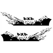 Resim Besthome1 4 Parça Siyah Kırmızı/beyaz Otomotiv Yapışkanı D-1272, 190x50cm & 40x10cm Pvc Malzeme 