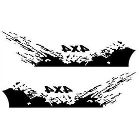 Resim Besthome1 4 Parça Siyah Kırmızı/beyaz Otomotiv Yapışkanı D-1272, 190x50cm & 40x10cm Pvc Malzeme 