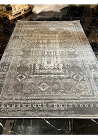 Resim Elexus Halı Diamond 3773 Koyu Gri Salon Halısı 