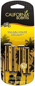 Resim California Scents Vent Stick Golden State Delight Tatlı Lokum Parfümlü Kalorifer Geçme Koku 4'lü Set 
