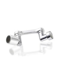 Resim Yaozixa 360 Dönebilir Çift Hızlı Banyo Musluğu Uzatma Kolu - Abs Malzeme, 1.6mpa Basınç Dayanımlı 