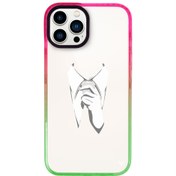 Resim iPhone 13 Pro Max Kravat Telefon Kılıfı 