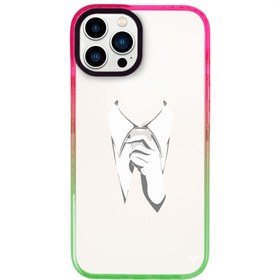 Resim iPhone 13 Pro Max Kravat Telefon Kılıfı 