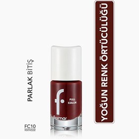 Resim Flormar Full Color Ekstra Yoğun Pigmentli Oje FC10 Penthouse 