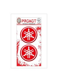 Resim Yamaha 3d Kabartmalı Damla Logo Sticker 5cm 03 