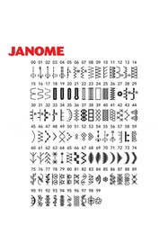 Resim Janome Dc6100 Taşınabilir Elektronik Dikiş Nakış Makinası 