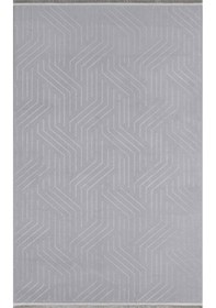 Resim Kaymaz Taban Yıkanabilir Modern Salon Mutfak Oturma Odası Çocuk Odası Halısı 5025 Gri 