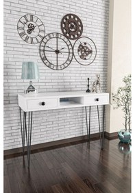 Resim Wood House -ela Dresuar-beyaz Beyaz 