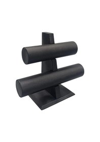 Resim İmera Deri Kumaş Siyah Renk Boy 20 Cm En 24 Cm 2'li T Model Bilezik Sergileme Siyah 