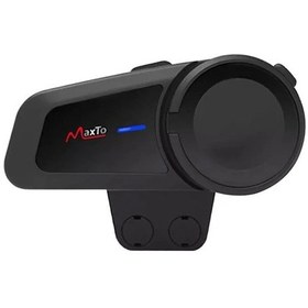 Resim Powermaster M2 Motosiklet Bluetooth Intercom Kulaklık 6 Kişi Destekli 