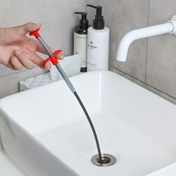 Resim 1 adet Uzun Menzilli Tıkanıklık Çözücü - Duş, Mutfak Lavabosu, Küvet, Banyo için Etkili Saç Tıkanıklığı Temizleyici - Kullanımı Kolay, Dayanıklı ve Etkili Banyo Aksesuarları 