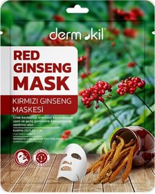 Resim Dermokil Karma Ciltler İçin Kırmızı Ginseng Maskesi 20 ML 