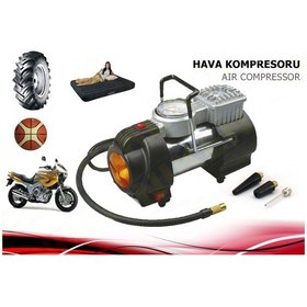 Resim Metal Hava Kompresörü Profesyonel Işıklı Metal Gövde 