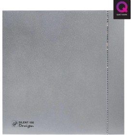 Resim Soler&Palau Dekoratif Gümüş Swarovski Havalandırma Fanı Silver Swarovski Silent 100 Cz Design Ultra Sessiz Banyo Wc Aspiratörü Soler Palau Estetik Dizayn 