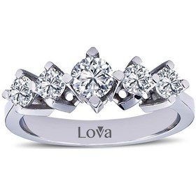 Resim Lova G Renk 0,85 Karat Pırlanta Beştaş Yüzük - 1020193 