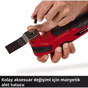 Resim Başcılar Einhell Tc Mg 18 Li Solo Akülü Raspalama Makinesi 
